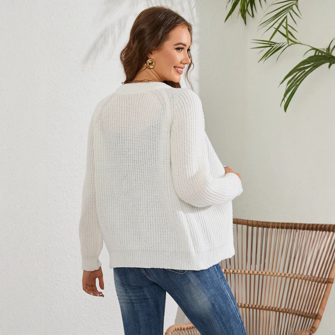 Damen Strickcardigan mit offenem Schnitt und feiner Struktur WW