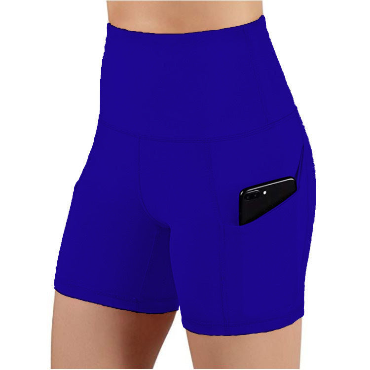 Damen Sportliche Hochtaillierte Shorts WW