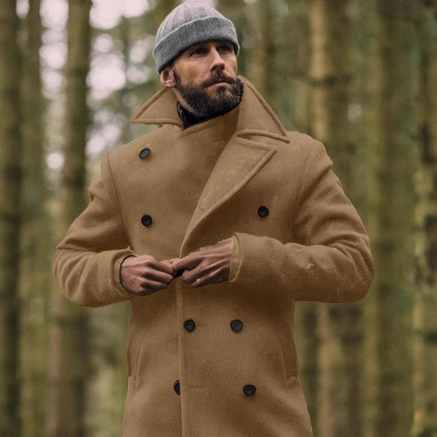 Herren elegante Wintermantel WW
