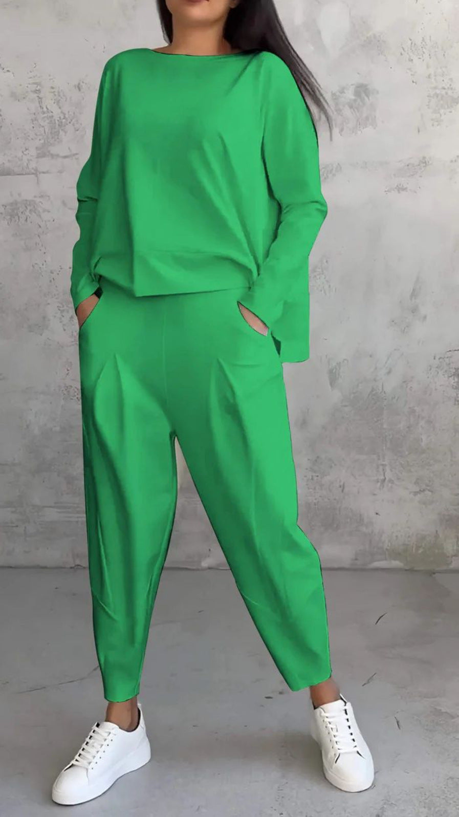 Damen lässiges Zweiteiliges Set aus hochwertiger Viskose WW