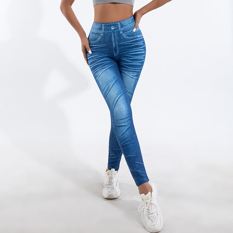 Damen Leggings mit verspielten Cut-Out-Details und dekorativen Bändern WW