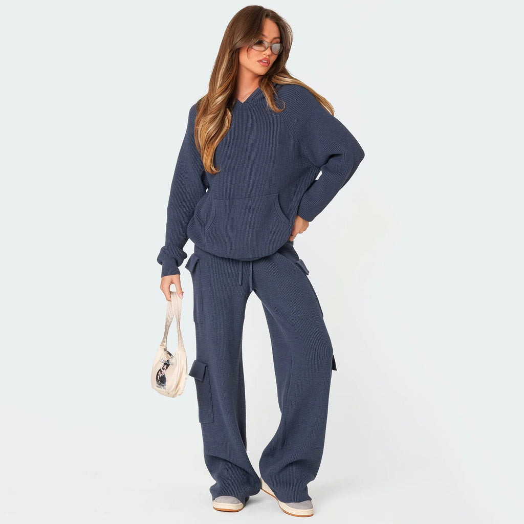 Damen Bequemer Hoodie mit Struktur WW