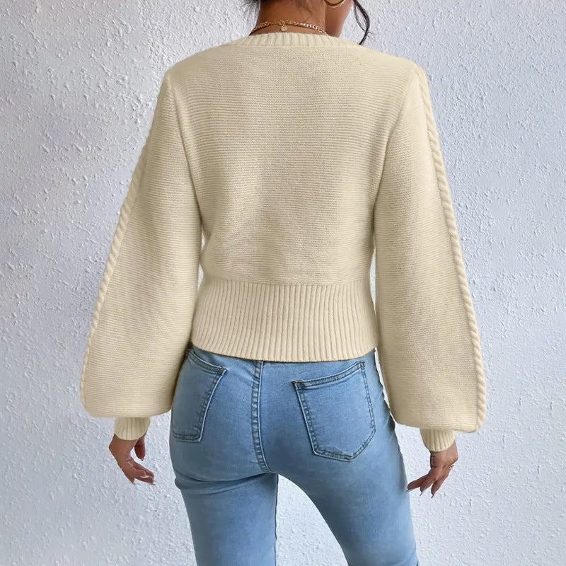 Damen Pullover mit eleganter Schnittführung und strukturiertem Design WW