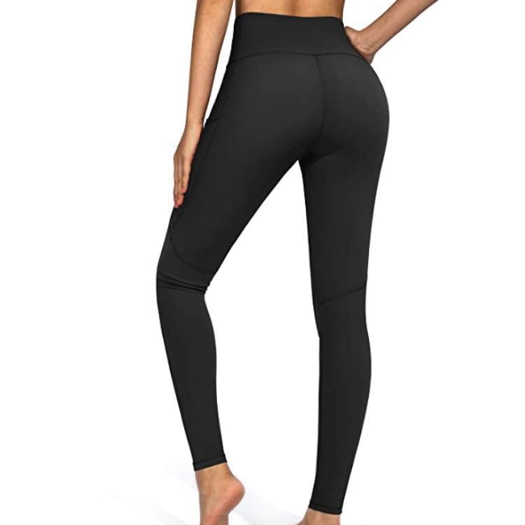 Damen Hochbund-Leggings aus atmungsaktivem Material mit figurformendem Effekt WW
