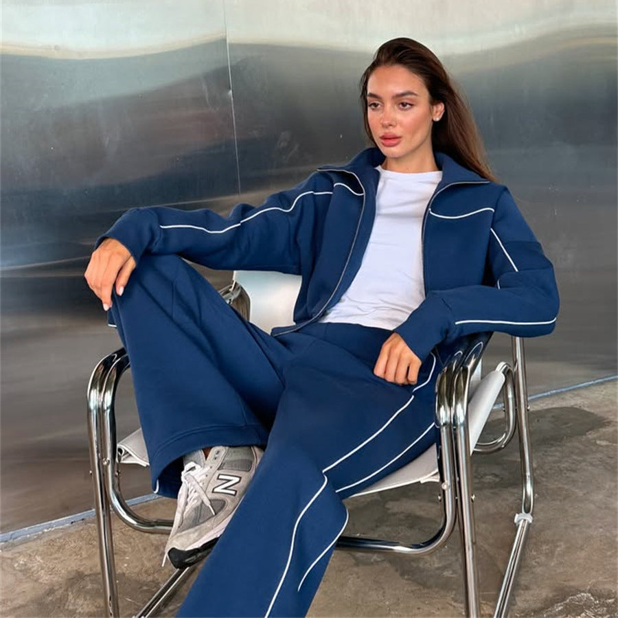 Damen urbanes Sport-Set mit lässigem Schnitt und praktischen Seitentaschen WW