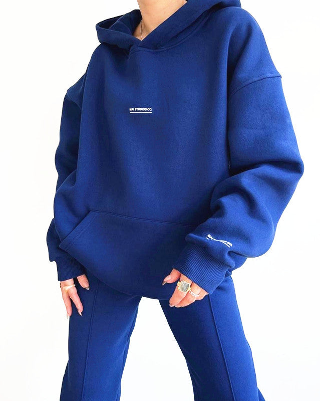 Damen Oversized Sweatshirt und passende Jogginghose Set WW