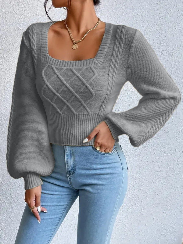 Damen Pullover mit eleganter Schnittführung und strukturiertem Design WW