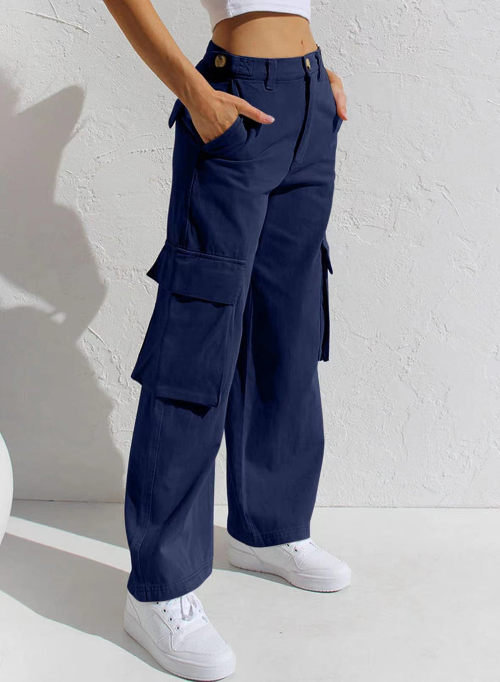 Damen Utility-Hose im Cargo-Stil WW