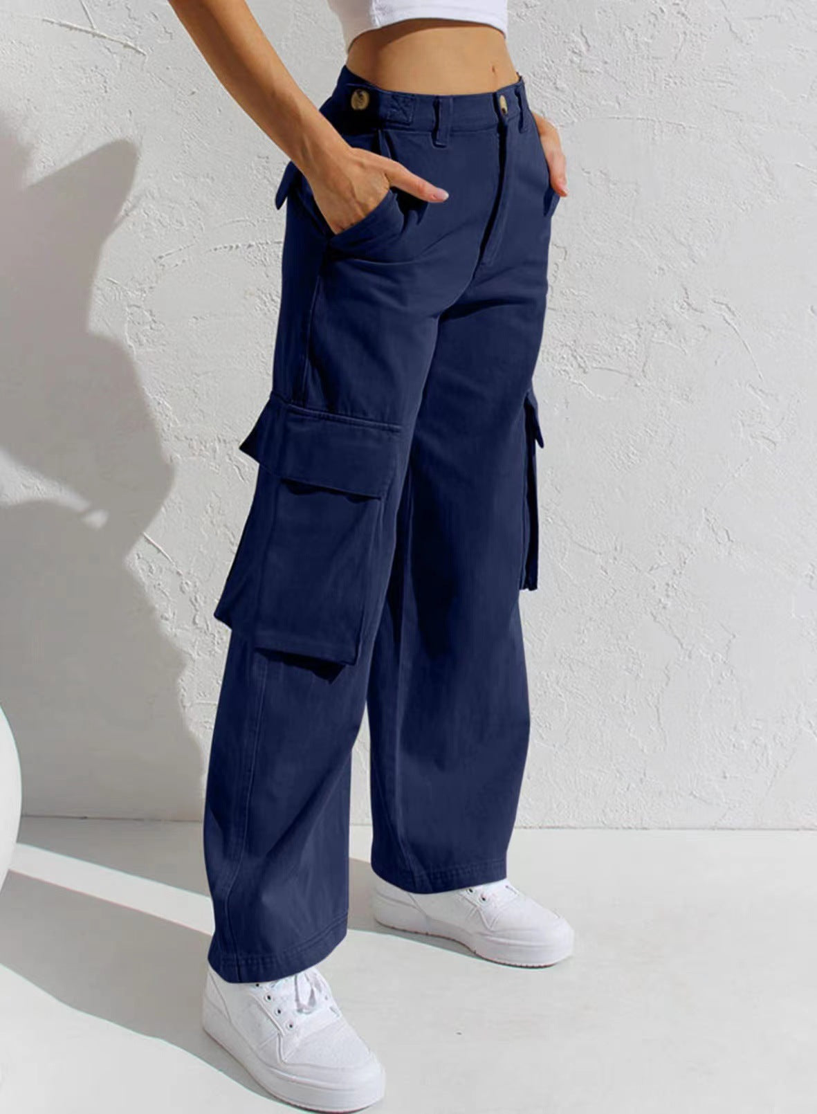 Damen Utility-Hose im Cargo-Stil WW