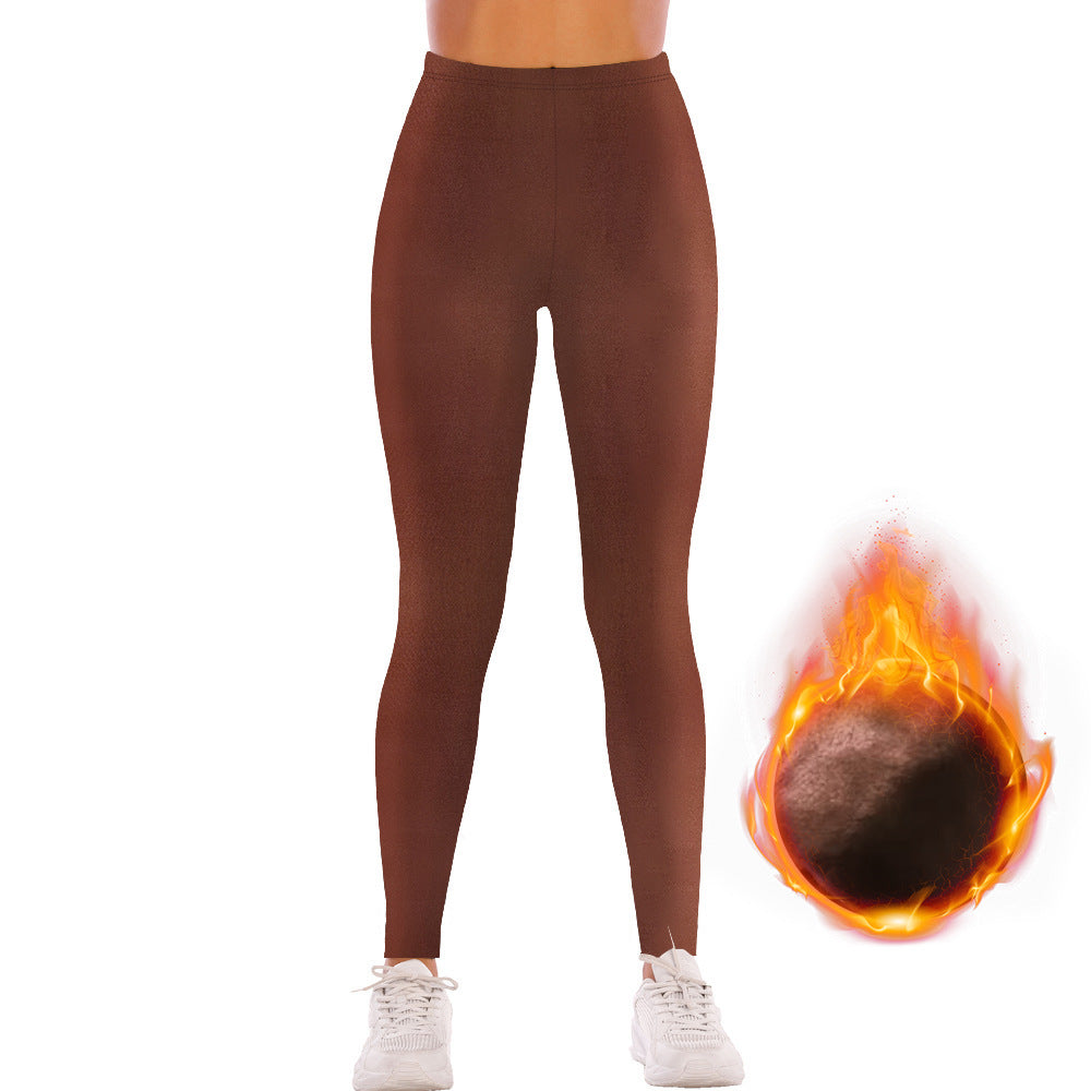 Damen Hochwertige Fitness-Leggings mit schweißableitender Technologie und hohem Bund WW