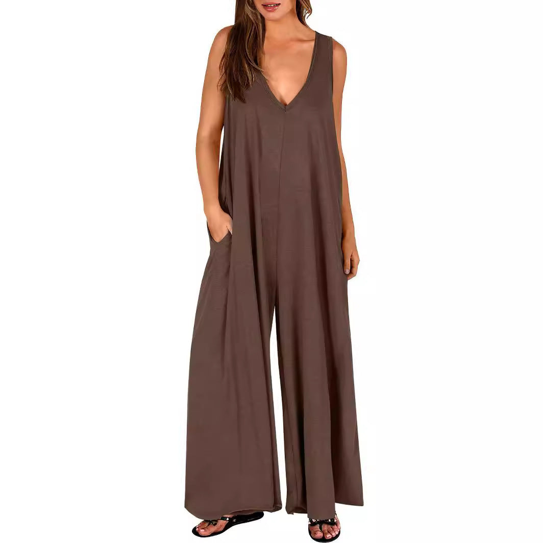 Damen Fließendes Maxi-Overall WW