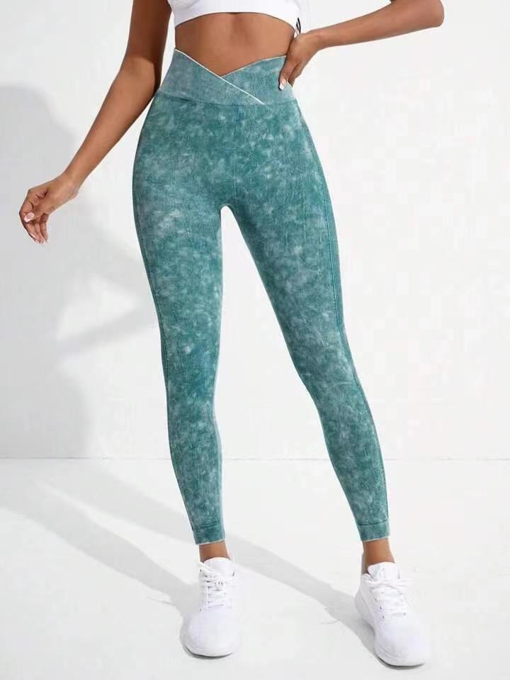 Damen Hochgeschnittene Sportleggings WW