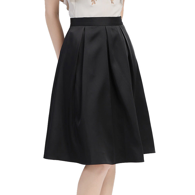 Damen A-Linie Midi Rock WW