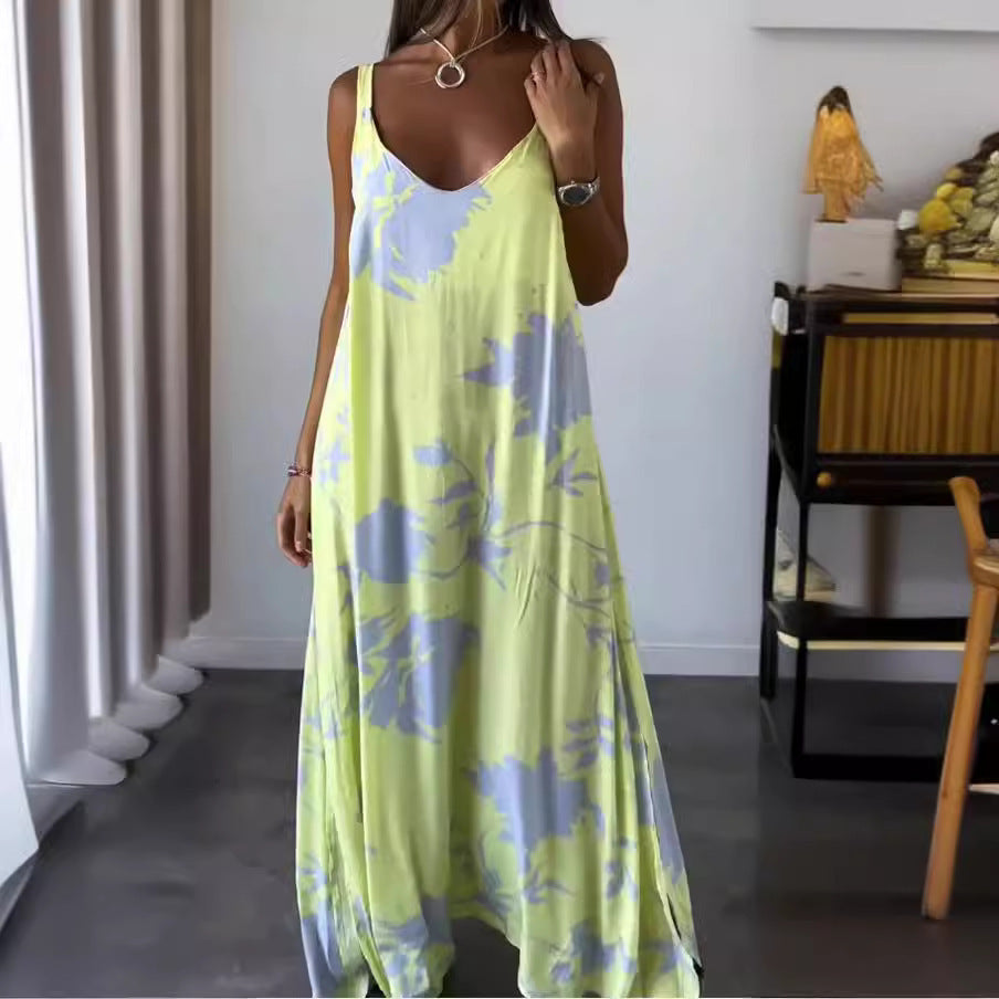Damen Maxi-Kleid mit floralem Print WW