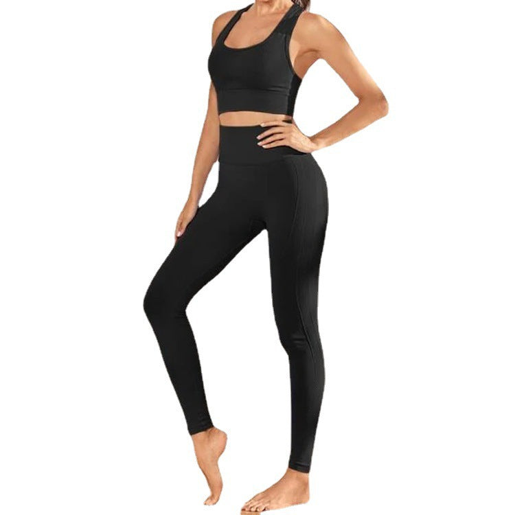 Damen Hochbund-Leggings aus atmungsaktivem Material mit figurformendem Effekt WW