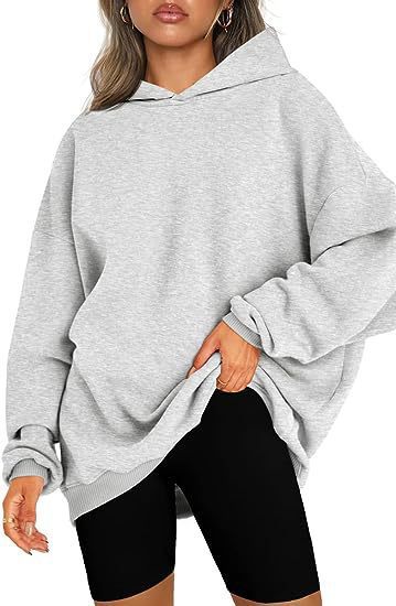 Damen Oversize Hoodie mit Kapuze WW