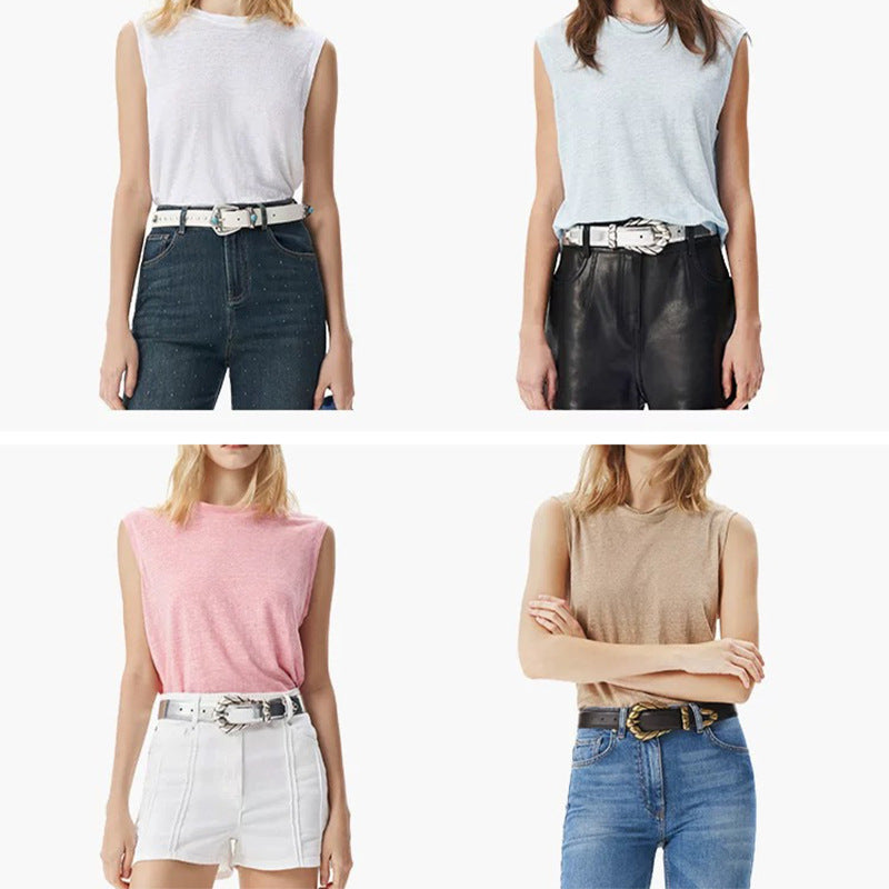 Damen Ärmelloses Komfort-Fit-Top WW