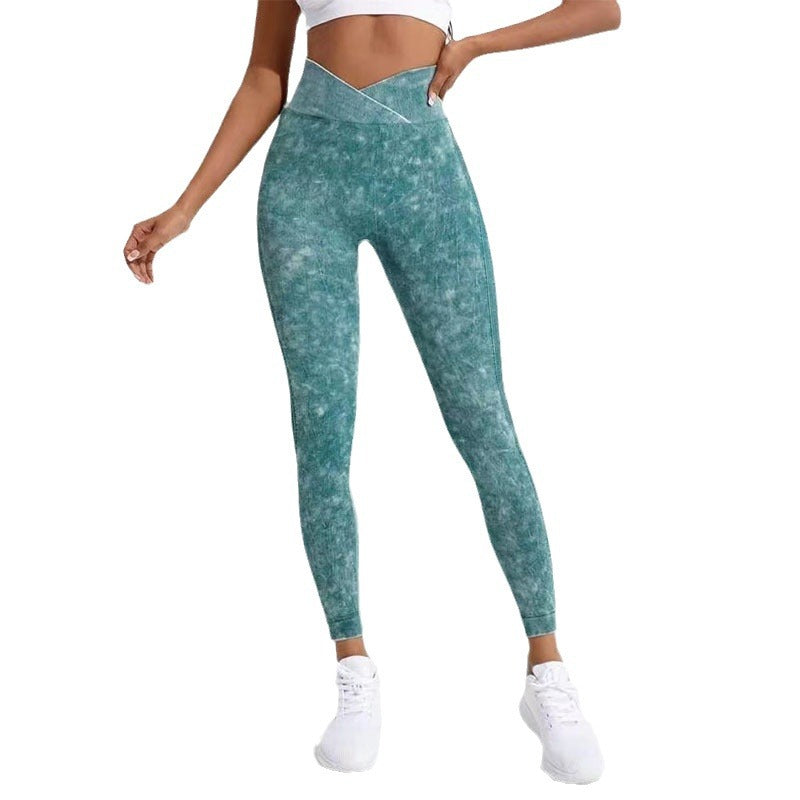 Damen Hochgeschnittene Sportleggings WW