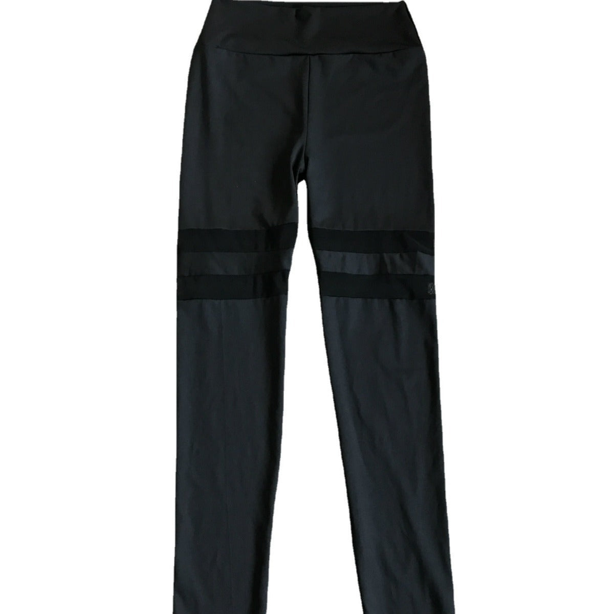Damen Sportliche Leggings mit transparenten Einsätzen und hohem Bund WW