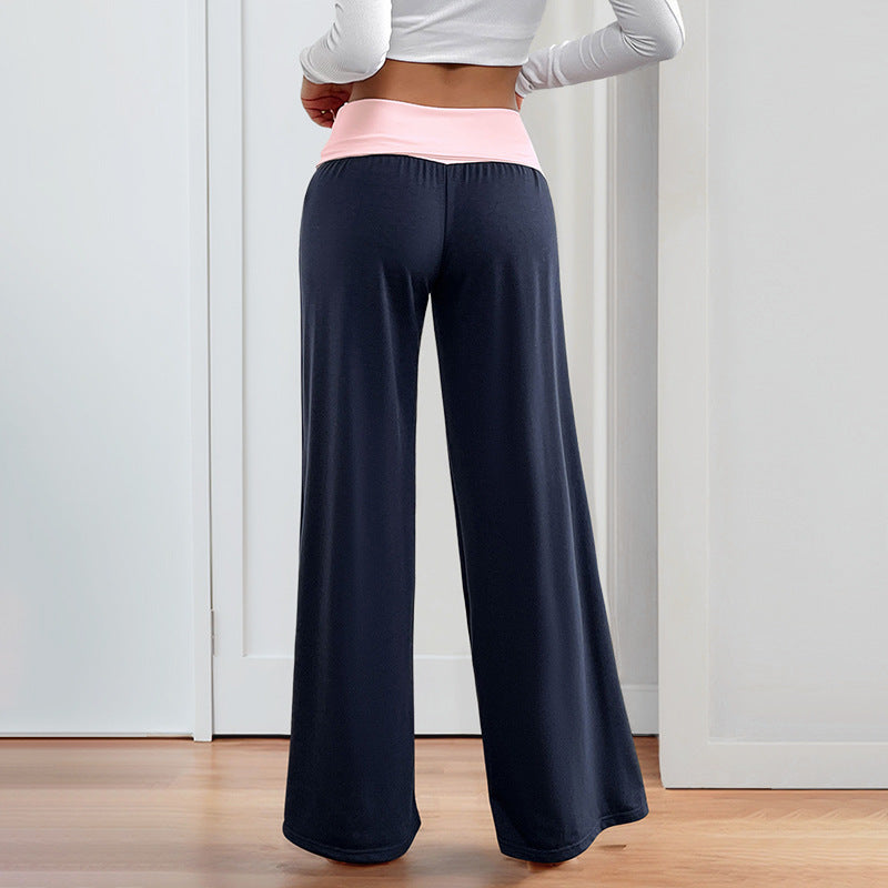 Damen Weite Sporthose mit elastischem Bund und gemütlichem Schnitt WW