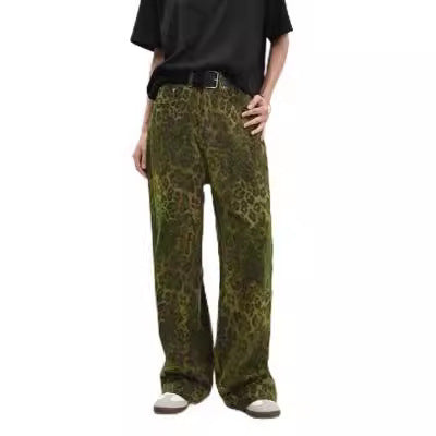 Damen weit geschnittene Haremshose im Wildleder-Look WW