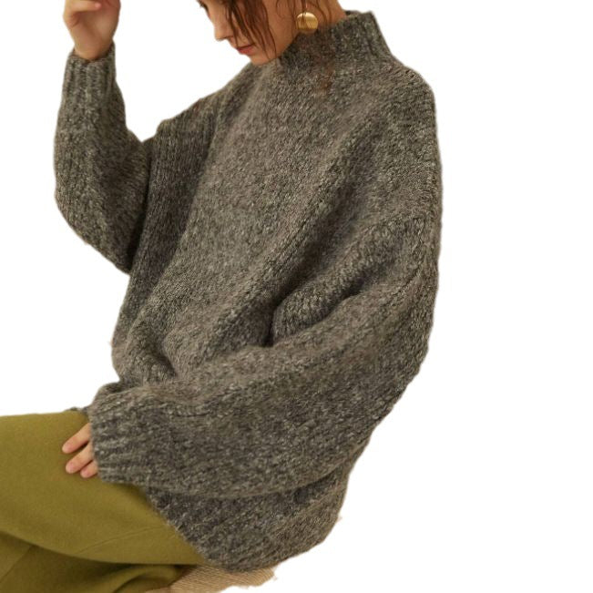 Damen Grobstrick Pullover WW