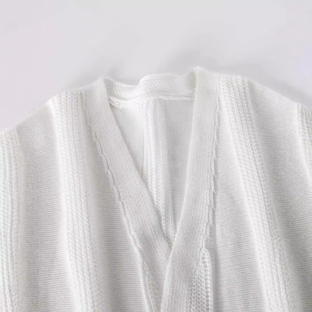 Damen Grobstrick Cardigan mit praktischen Taschen und lässigem Schnitt WW