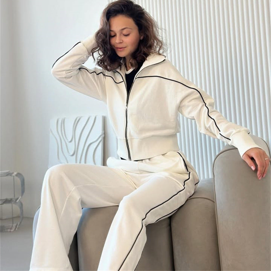 Damen urbanes Sport-Set mit lässigem Schnitt und praktischen Seitentaschen WW
