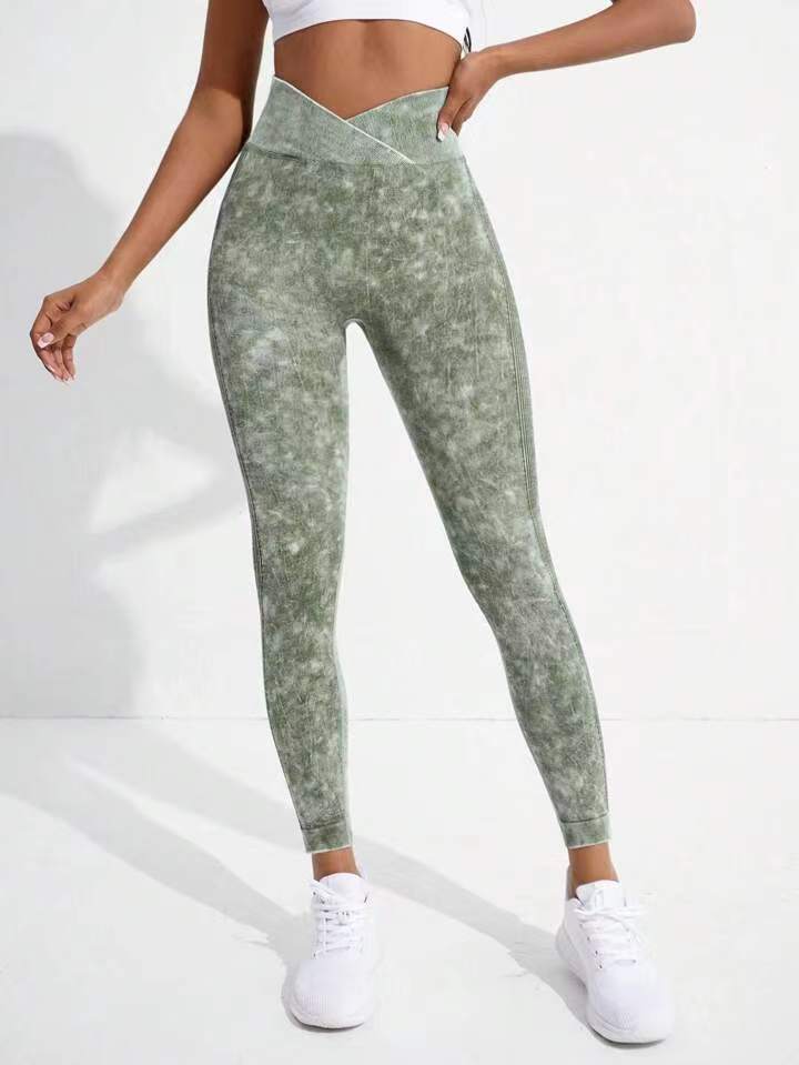 Damen Hochgeschnittene Sportleggings WW