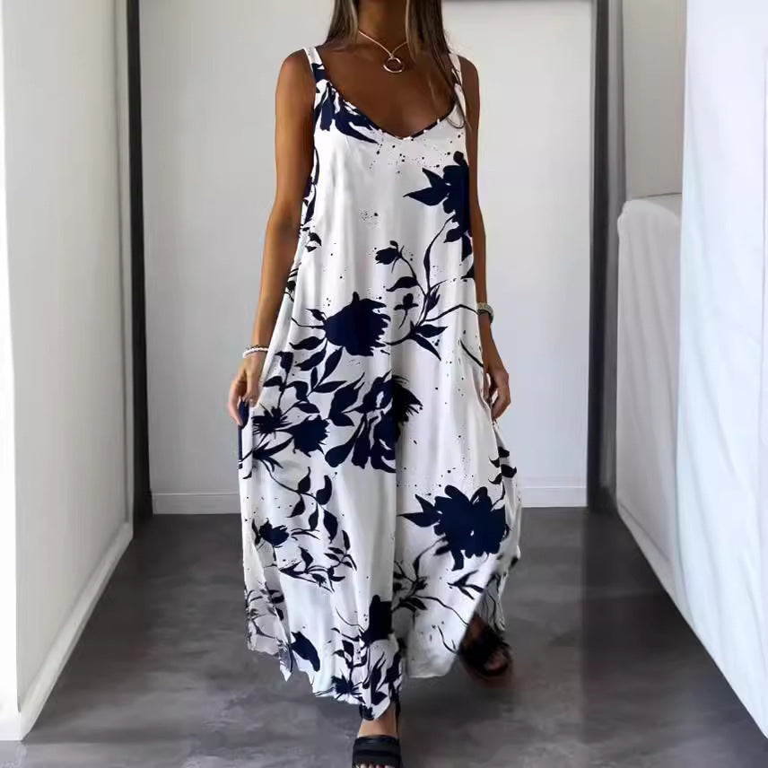 Damen Maxi-Kleid mit floralem Print WW