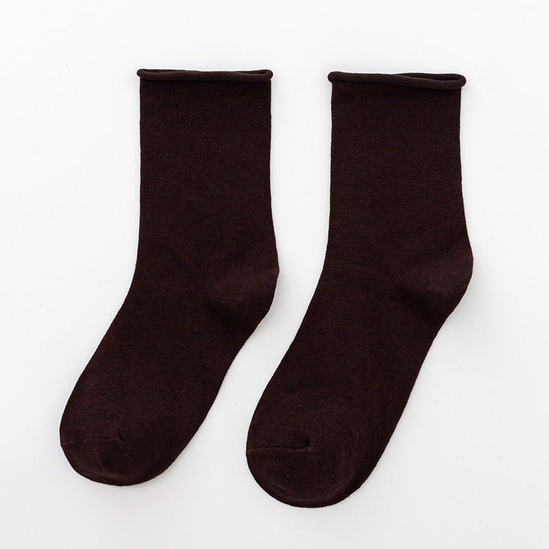 Damen Komfortable Baumwollsocken im klassischen Stil WW