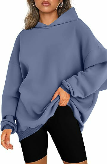 Damen Oversize Hoodie mit Kapuze WW