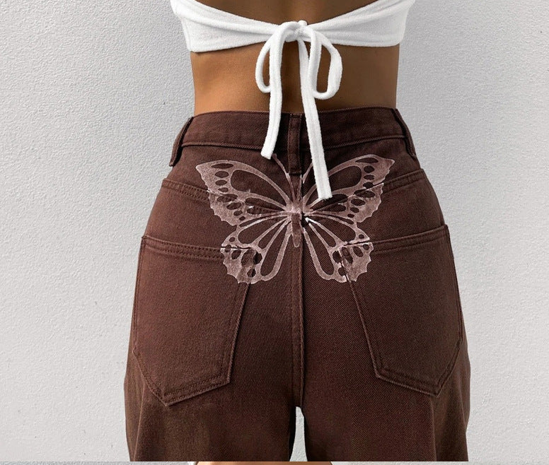 Damen lässige Mom-Jeans WW