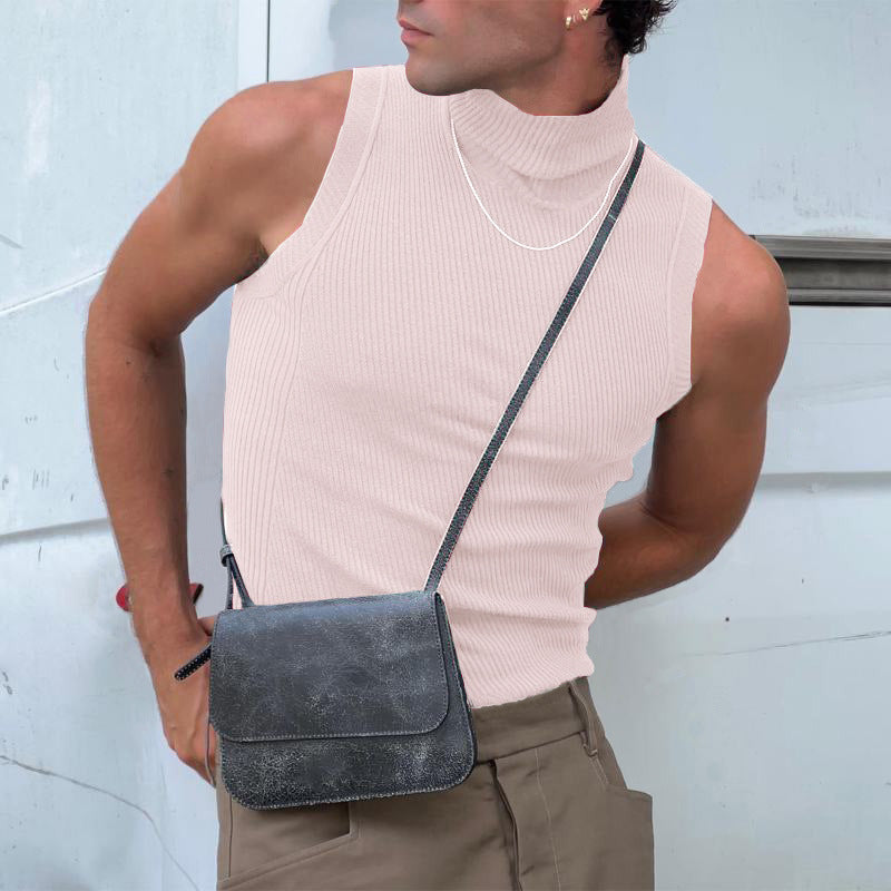 ärmelloses Sporttop mit hochziehbarem Kragen WW