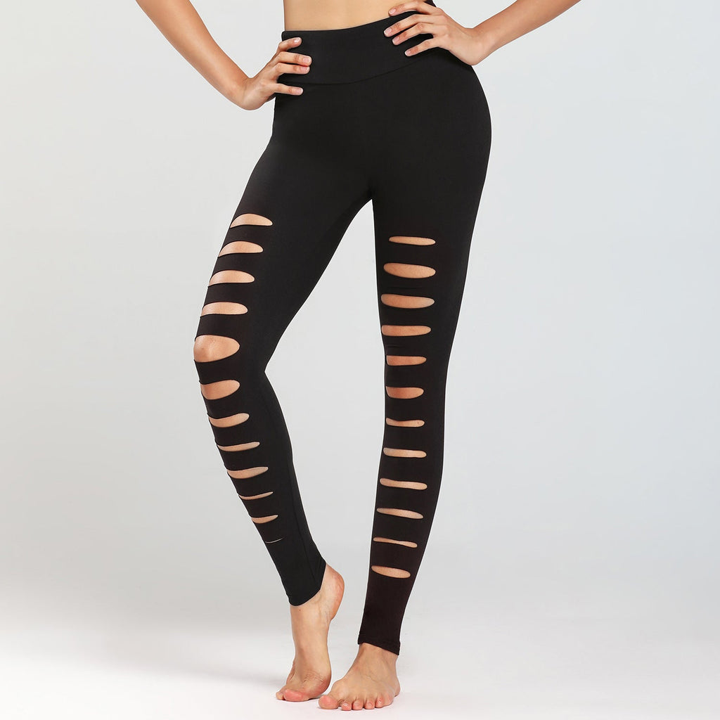 Damen Sportleggings mit aufregenden Cut-Outs und hohem Bund WW
