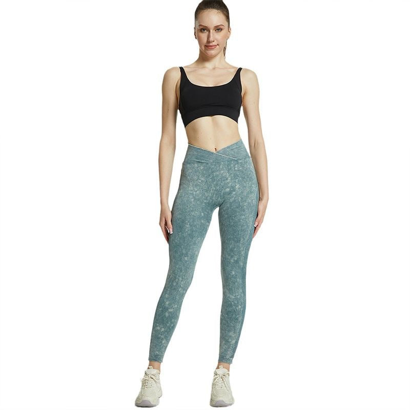 Damen Hochgeschnittene Sportleggings WW