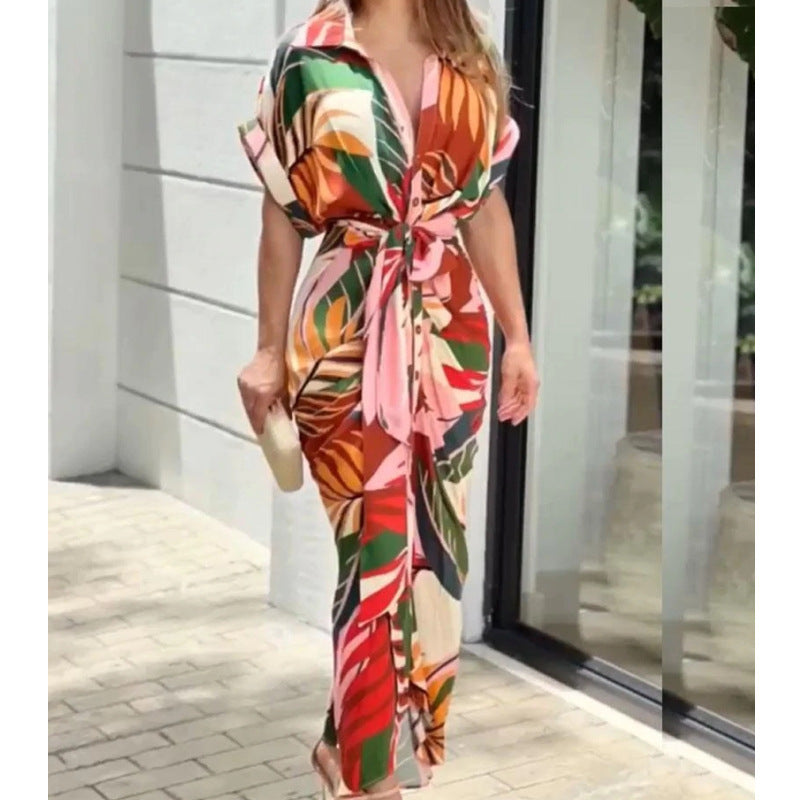 Damen Midikleid mit modernem Schnitt und schickem Taillengürtel WW