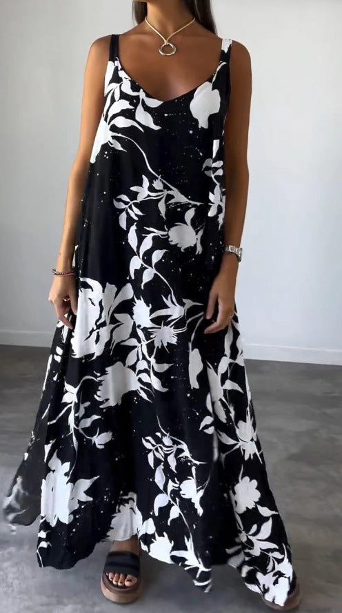Damen Maxi-Kleid mit floralem Print WW