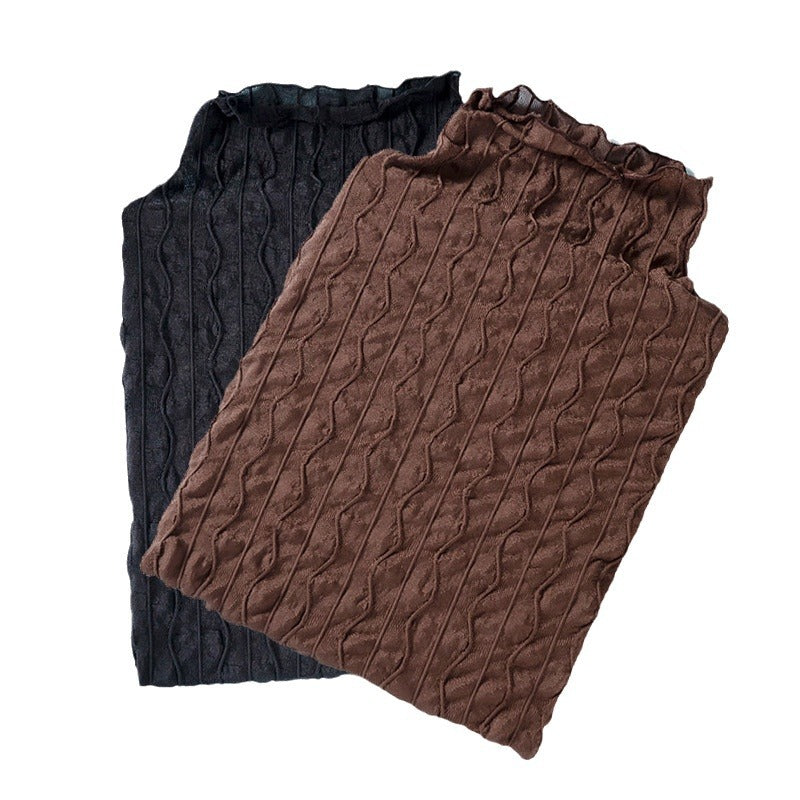 Damen Oberteil mit quer gestreiftem Design WW