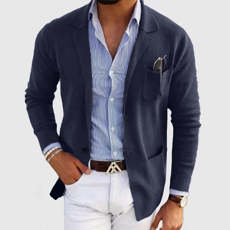 Herren elegante und bequeme Strickjacke WW
