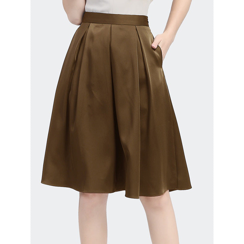Damen A-Linie Midi Rock WW