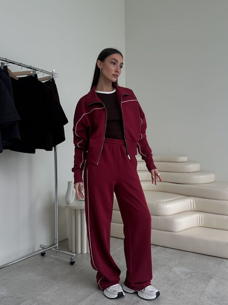 Damen urbanes Sport-Set mit lässigem Schnitt und praktischen Seitentaschen WW