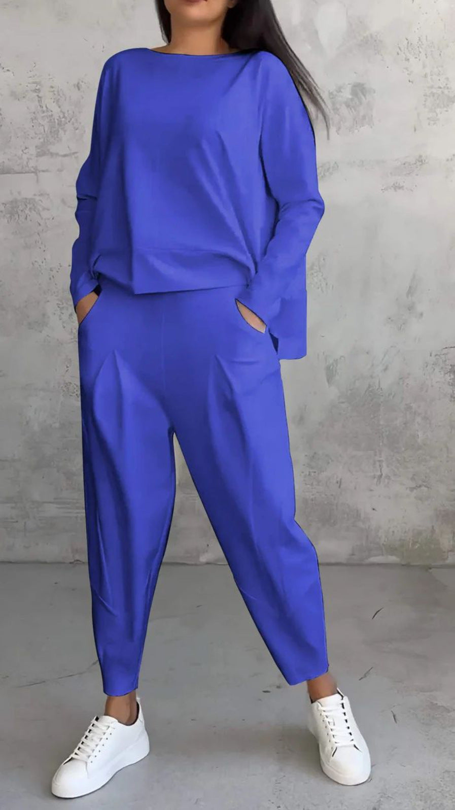 Damen lässiges Zweiteiliges Set aus hochwertiger Viskose WW