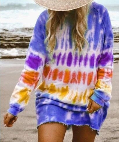 Damen Oversized Tunika-Wollkleid WW