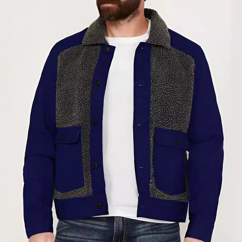 Herren Übergangsjacke mit weich gefütterter Innenseite und praktischen Taschen WW