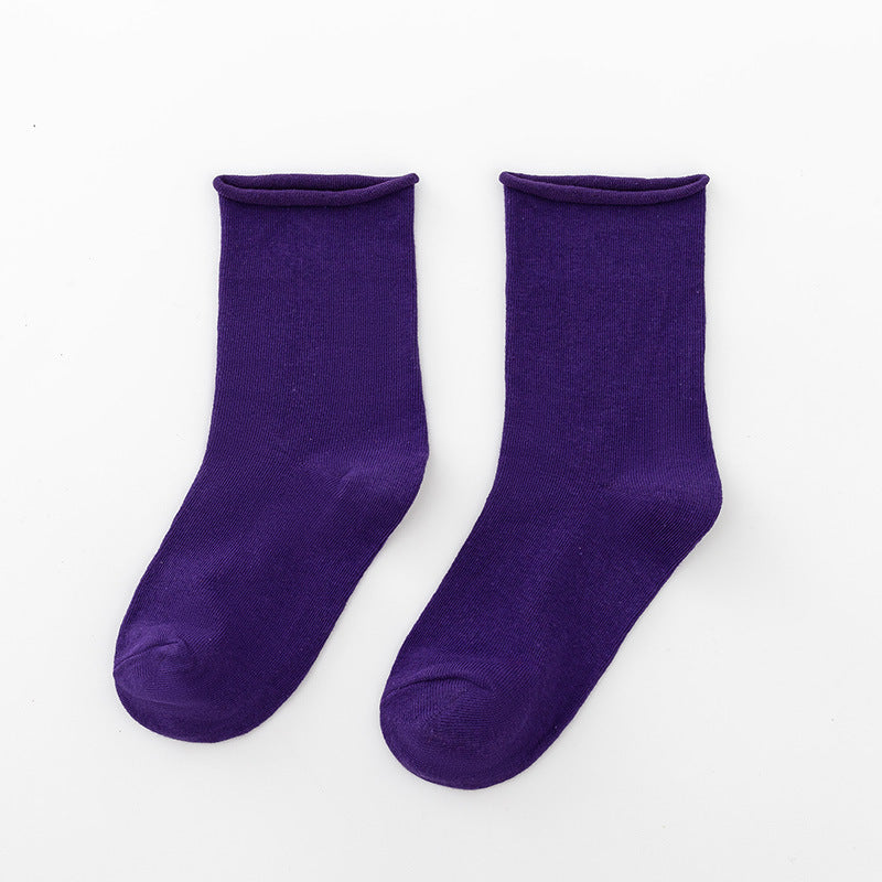 Damen Komfortable Baumwollsocken im klassischen Stil WW