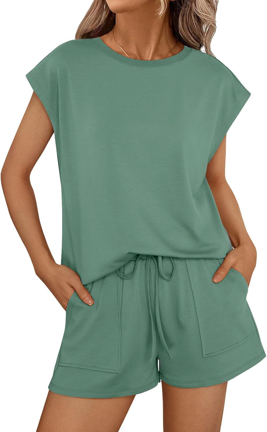 Damen Stylisches Relaxed Fit Lounge Set WW