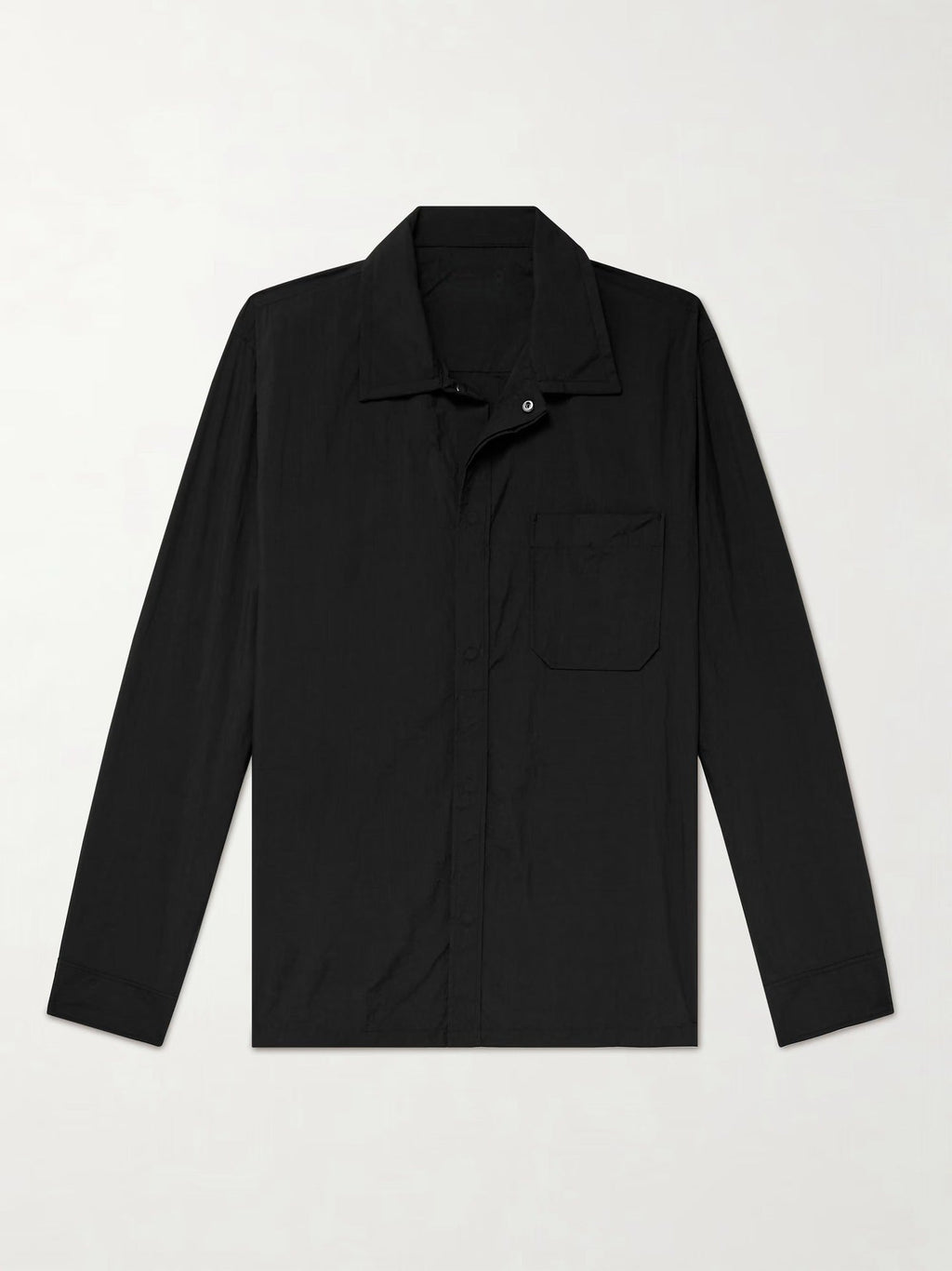Herren lässige Langarm-Hemdjacke im minimalistischen Design WW