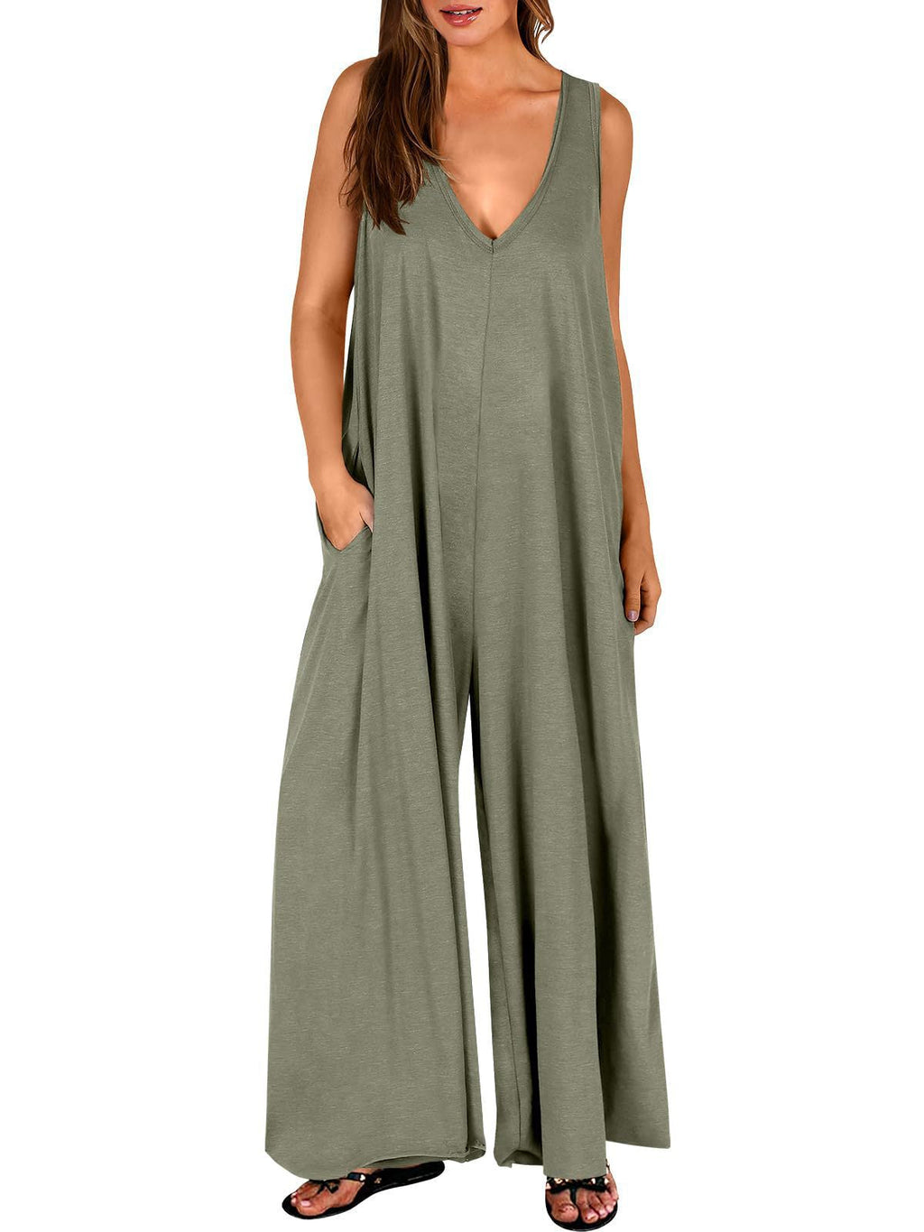 Damen Fließendes Maxi-Overall WW