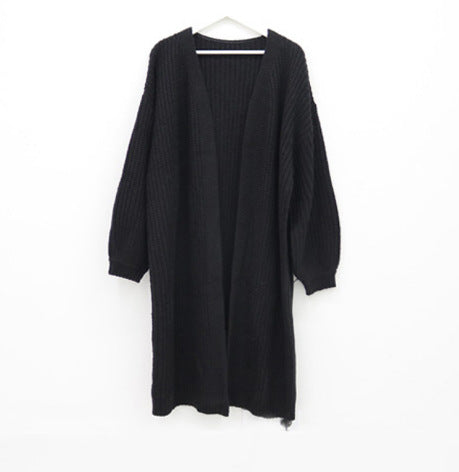 Damen Grobstrick Cardigan mit offenem Schnitt WW